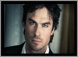 Aktor, Spojrzenie, Ian Somerhalder, Twarz